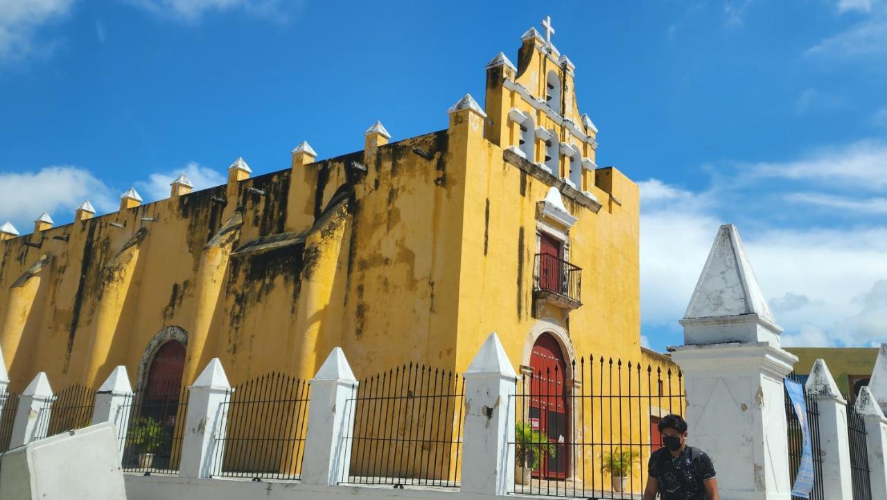 Вилла Casa Maria En Centro Historico Кампече Экстерьер фото